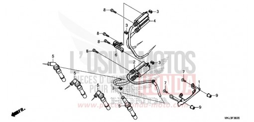 BOBINE D'ALLUMAGE CB1000RAJ de 2018